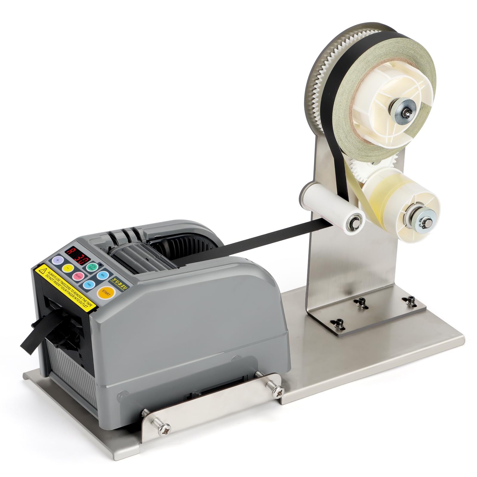 Automatic Tape Dispenser Kit, Ribbon Cutting Machine+Stand,Tape Holder Acetate Tape Separator Ideal for Business & Automotive Plants