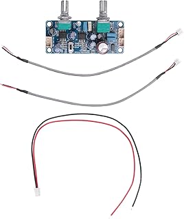 Mautacly Low Pass Filter Bass Subwoofer Preamp Amplifier Board Single Power DC 9-32V Preamplifier with Bass Volume Adjustment