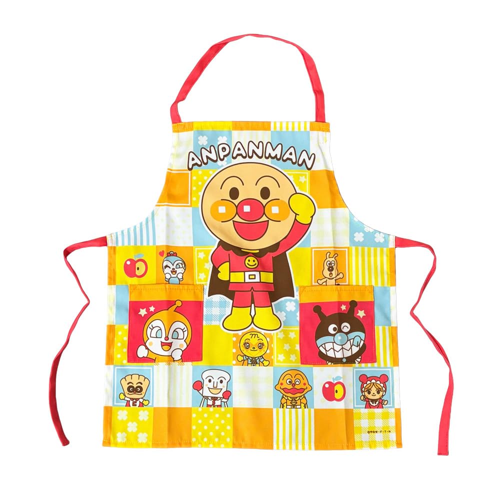 Amazon｜サロンジェ アンパンマン エプロン 子供用 110cm キッズ