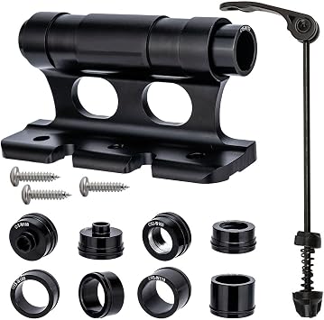 Bike Fork Mount Block, Aluminum Alloy Bicycle Front Fork, Quick Release Fork for Bikes Racks Securely Holds Flat Surface for Safe Transportation- Heat-Treated Aluminum