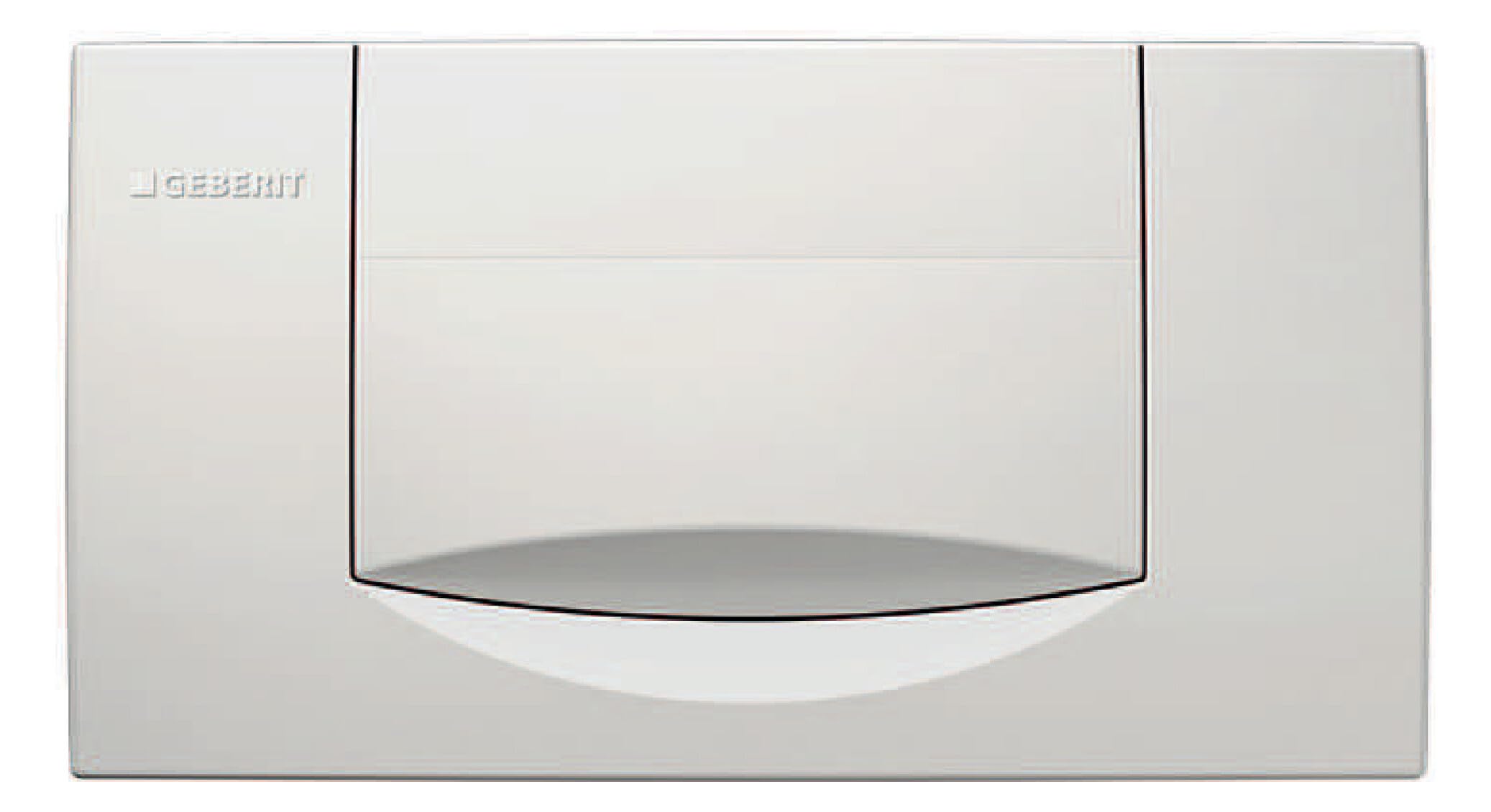 Geberit 200F Betätigungsplatte, Spül-Stopp-Spülung, 115.222.11.1, Farbe: Weiß