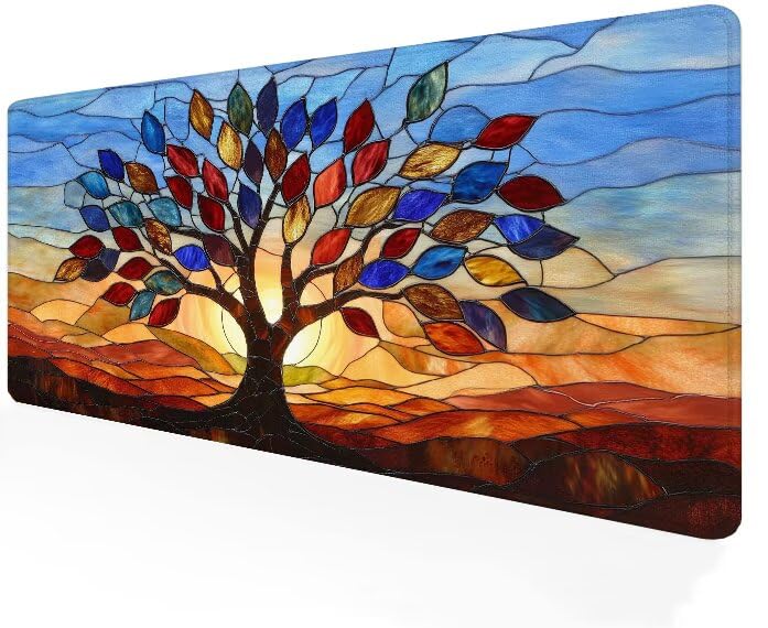 Tapis de souris grand format accessoire bureau travail design