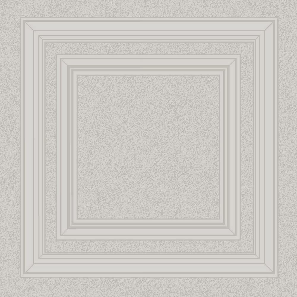 Belgravia Decor Blown Vinyl Panel Wallpaper Grey 5838