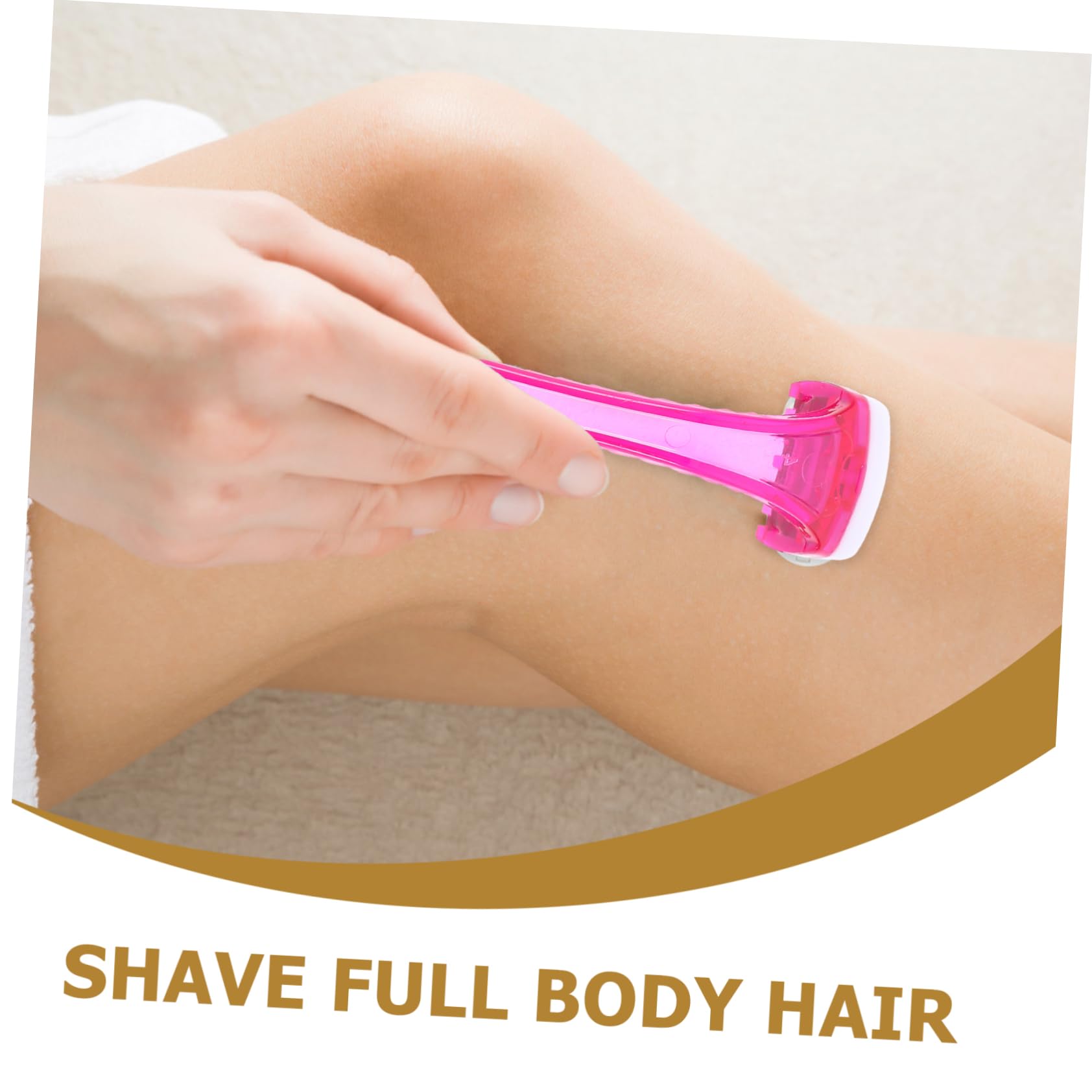 SOESFOUFU Stainless Steel Hair Trimmer Set 15pcs Body Shaver Facial Razor Eyebrow Trimmer Leg Hair Razor for Travel