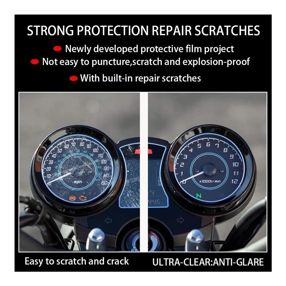 Film d'affichage moto Accessoires de moto compteur vitesse Instrument Film protection tableau bord protecteur d'écran pour TMAX560 pour TMAX 560 2025