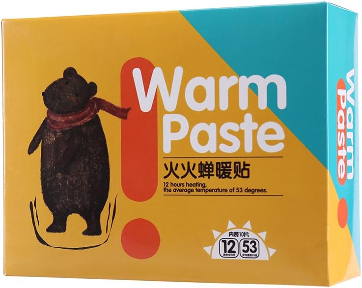 Heat Patches Outdoor Winter Travel Warmer Indoor Body & Hand Pain Relief for Arthritis Neck Shoulders Back 10 Count 5"x4" Each