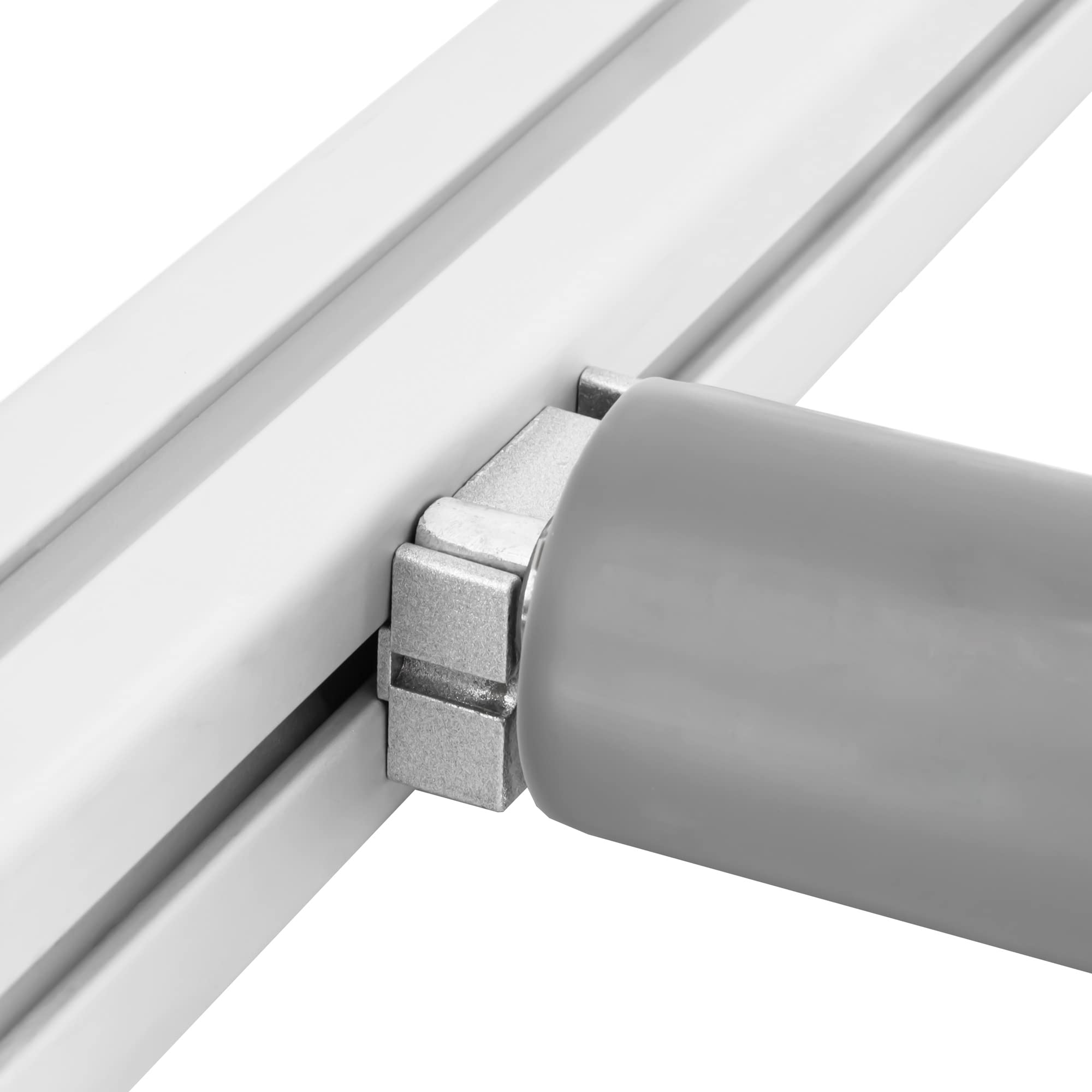 SCHMIDT systemprofile Tragrolle 500mm Ø 42mm Rollenbahn Untergurtrolle Rolle für Förderband mit Gummiüberzug