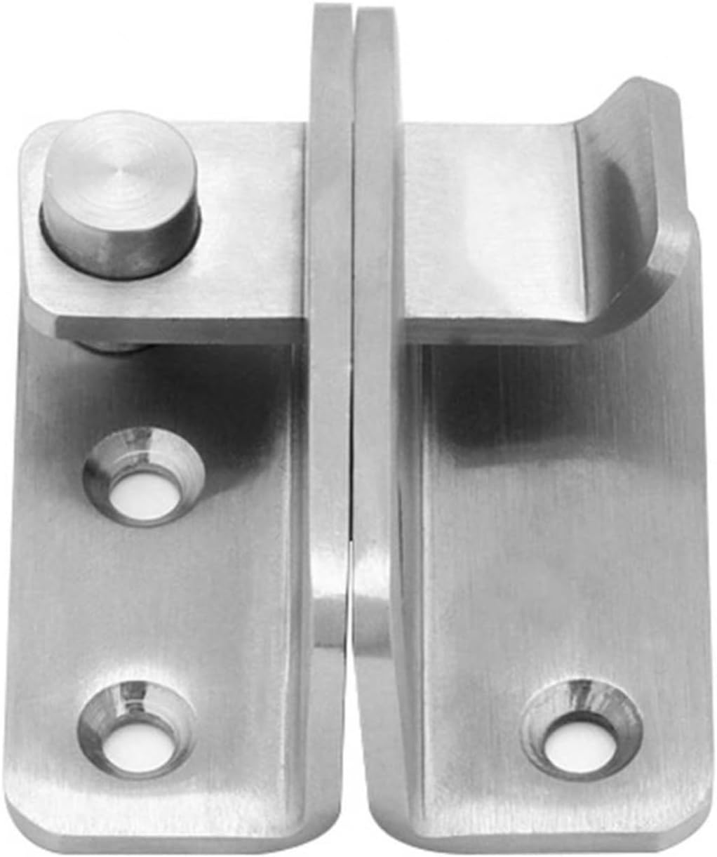 Slide Gate Latch Bolt Door Lock Thickened Padlock Hasp Stainless Steel Security Guard(39mm*45mm)