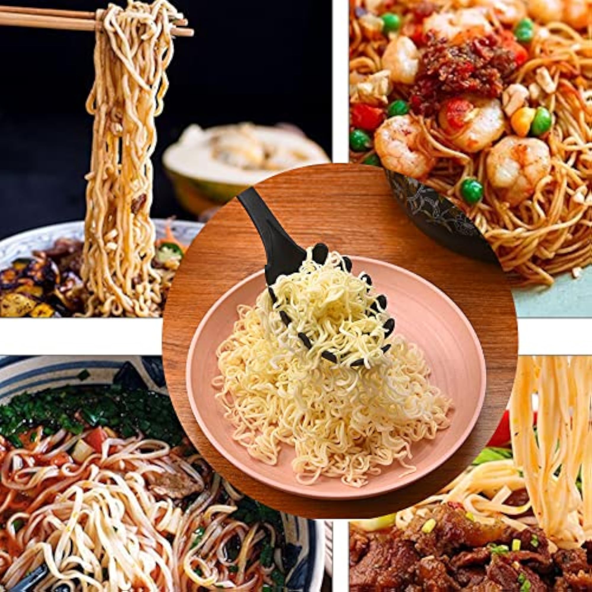 2Pcs Spaghetti Scoop Pasta Server, Heat Resistant Spoon