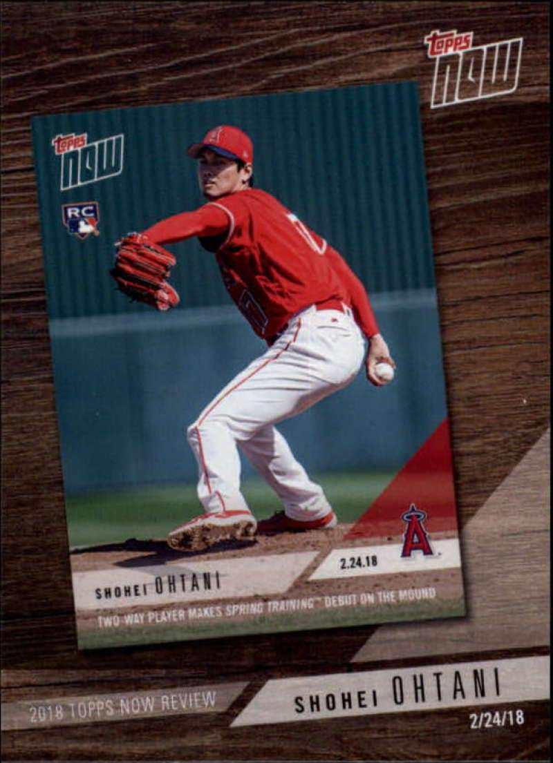 Amazon.com: 2019 Topps 2018 Topps Now Review Baseball #TN-2 Shohei