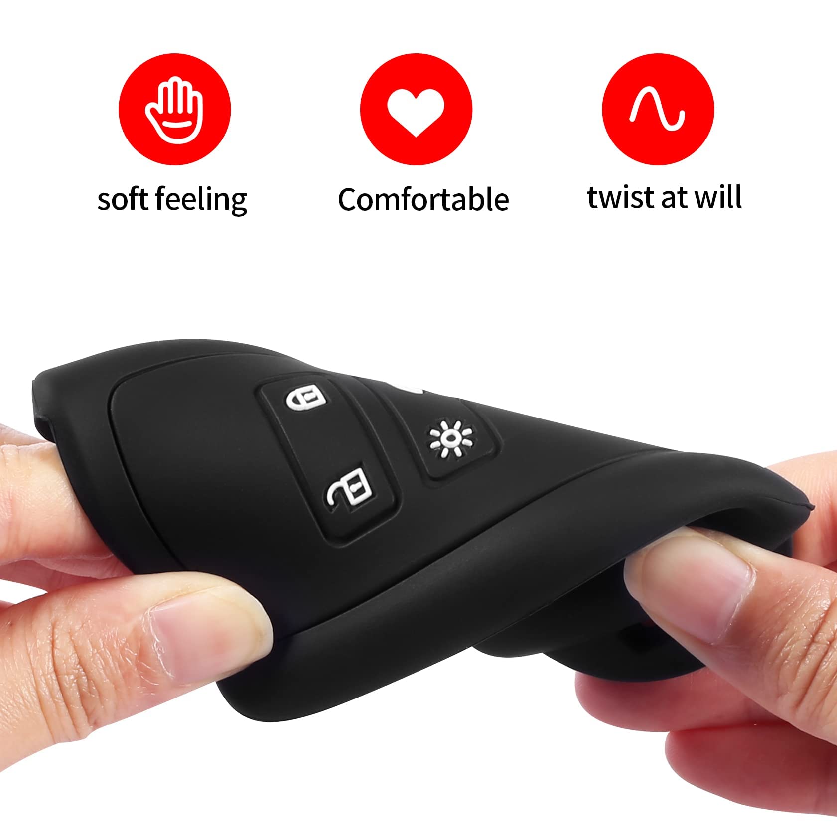 Guscio Chiave Telecomando Compatibile con Toyota Yaris Auris Camry Prius Verso Corolla Cover Scocca Ricambio 2 Tasti Riparazione Sostituzione Lama Vergine Keyless