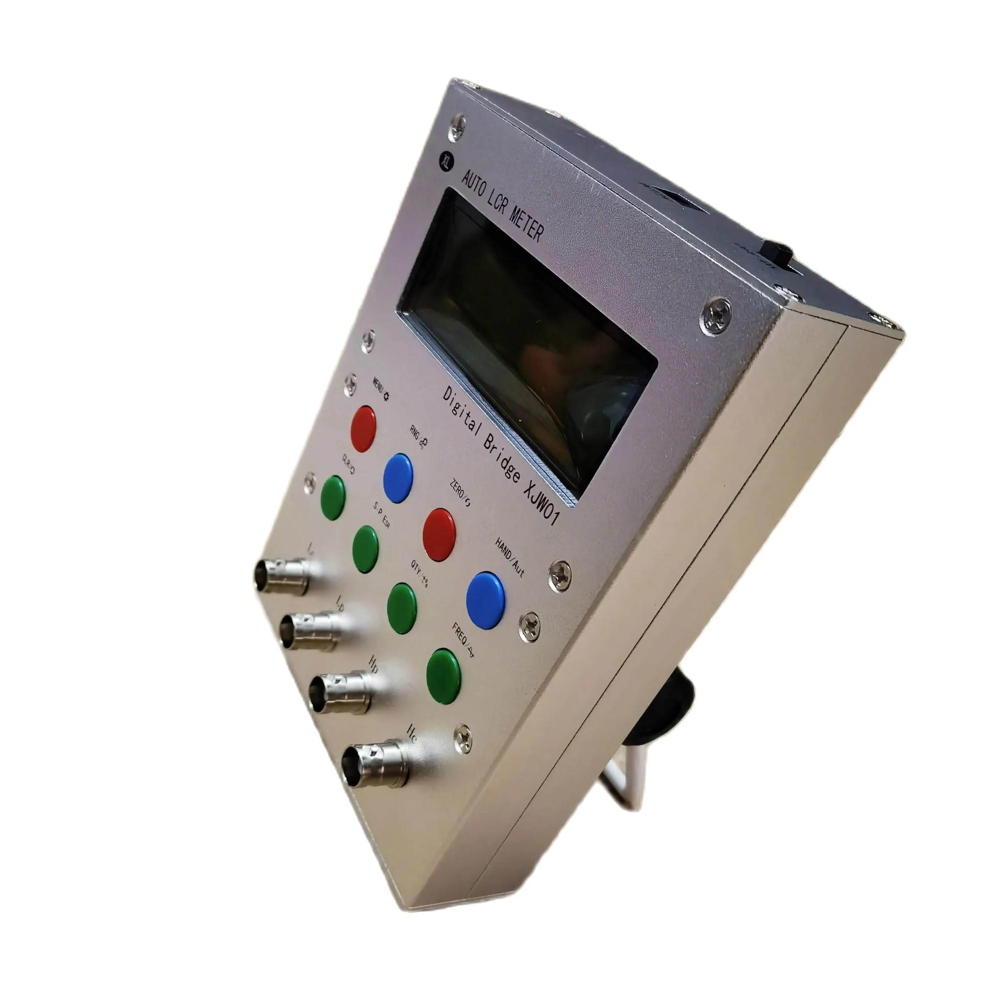 Probador de puente LCR, Comprobador de puente digital LCR, precisión de 0,3, comprobador de resistencia, inductancia y capacitancia(XJW01 Plug-in folder)