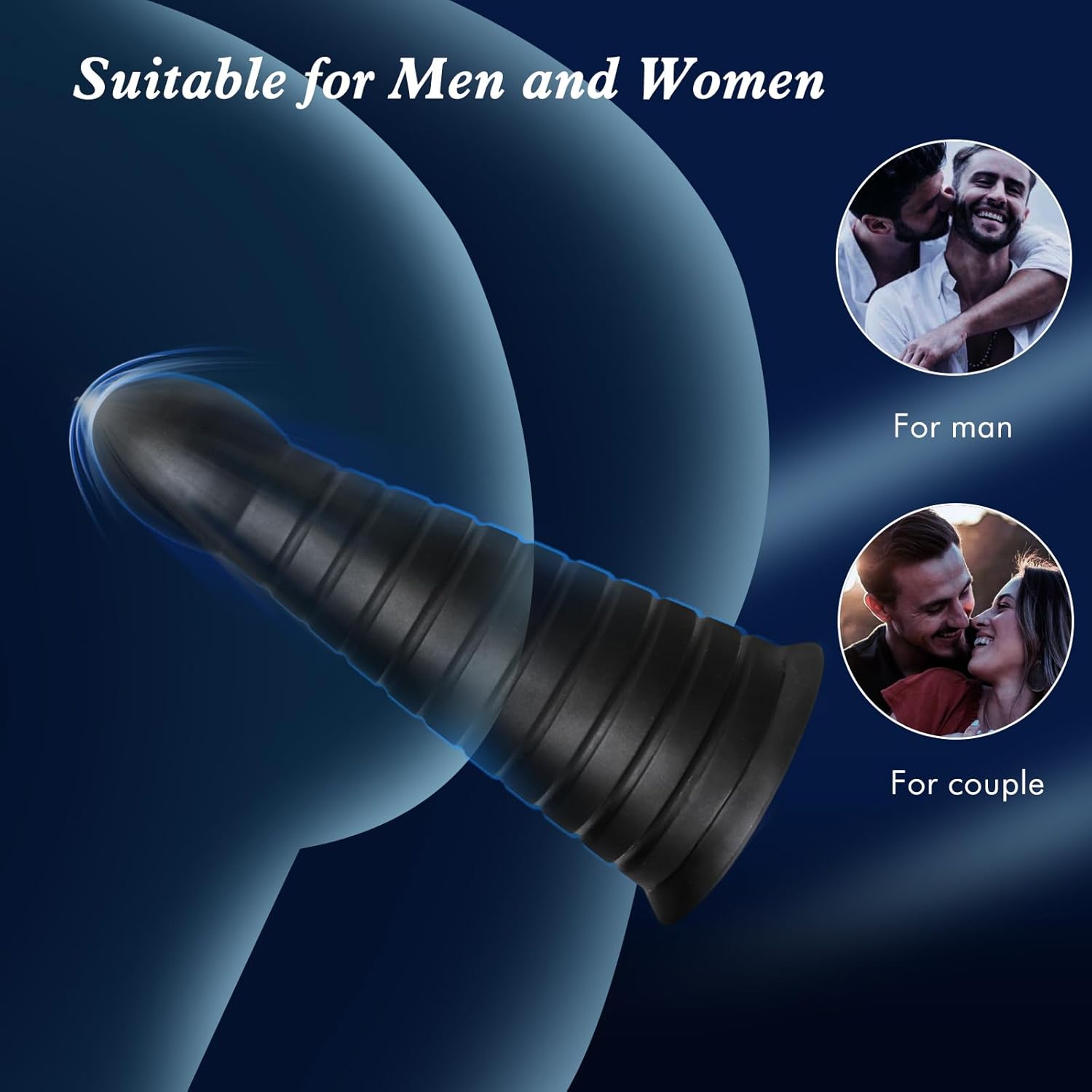 Super Long Thick Anal Butt Plug Trainer Sex Toys, 10.2 Inch Large Butt Plug Thread Anal Plug Big Anal Dildos Anus Dilator Anal Sex Toy for Adult Men Women Couples Prostate Massage Advanced Anal Play
