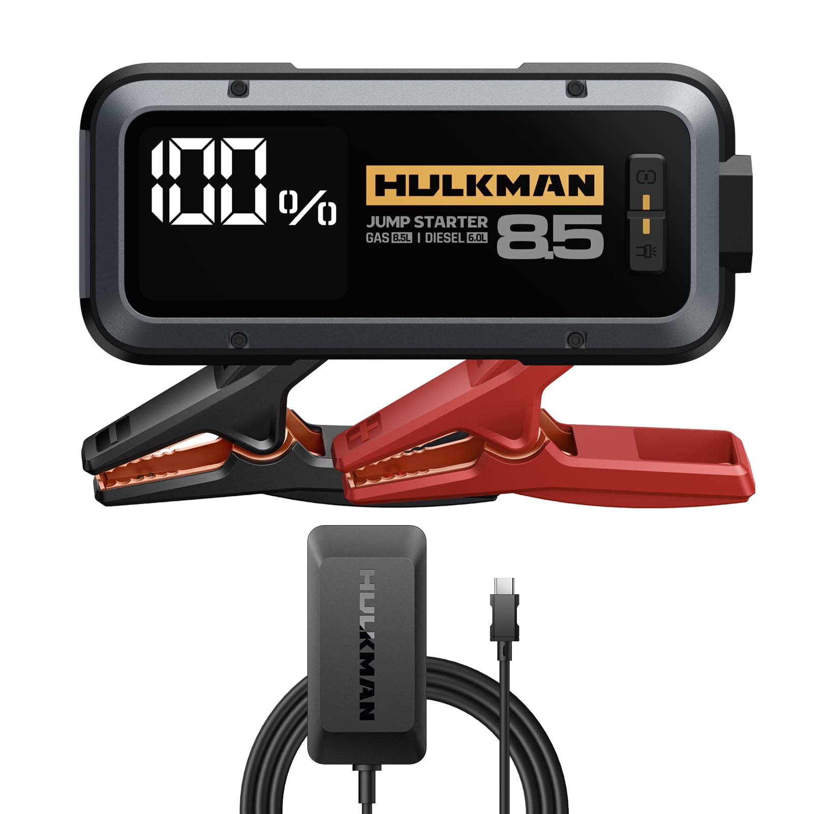Amazon.com: Hulkman Alpha85 Smart Portable Jump Starter with 65W