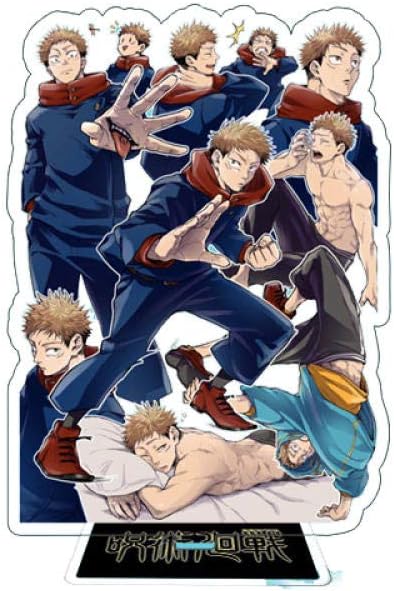 Jujutsu Kaisen Standing Figure 6pcs Anime Acrylic Standing Figure Inumaki Toge Nanami Kento Geto Suguru Action Figure Stand Miniature Desk Decoration Model Stand Figure