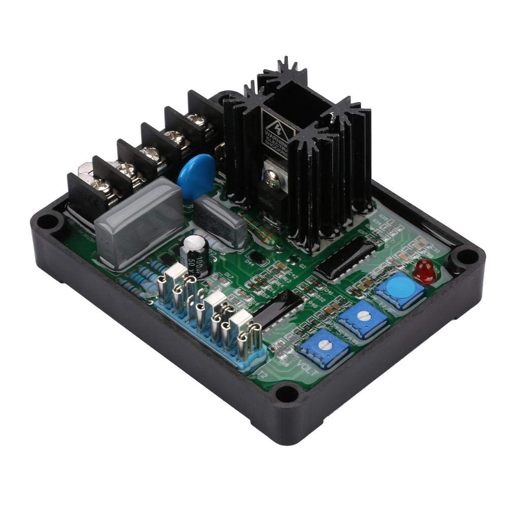 Regolatore di tensione del generatore GAVR-8A, regolatore di tensione automatico del generatore universale AVR con protezione di sotto frequenza;Rampa di tensione Soft Start