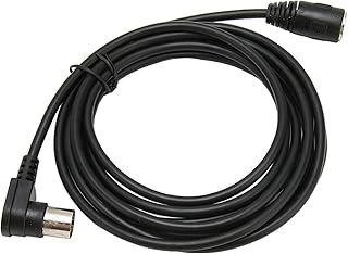 MIDI 5 Pin DIN Male to Female Cable, 90 Degree Design MIDI 5Pin DIN Interface Plug And Play, MIDI DIN Extension Cable for Mixers Wireless Systems