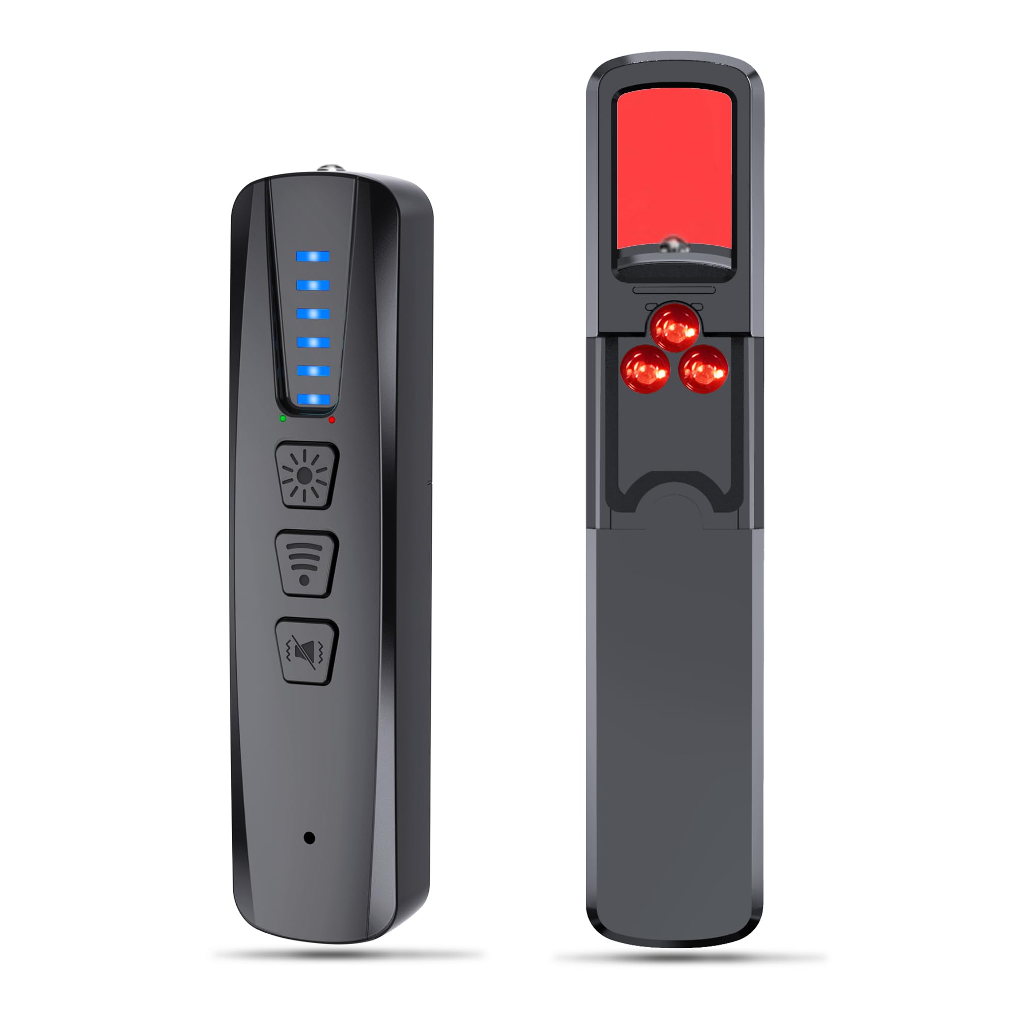 ZHENHAN Hidden Camera & Bug Detector – Portable Anti-Spy Device for GPS Trackers, Wireless Bugs | Travel, Home, Office Security (Black)