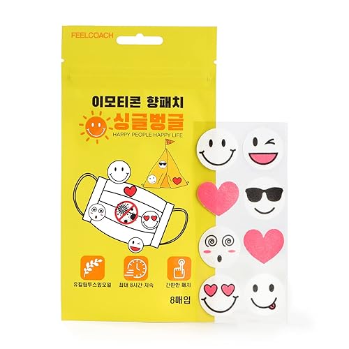 FEELCOACH Máscara aromática con aceite esencial y mezcla de eucalipto y menta, aroma fresco y refrescante de aceite natural, mascarilla facial para