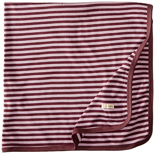 L'ovedbaby Unisex-Baby Newborn Organic Swaddling Blanket, Lavender/Eggplant, one size