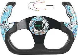 RASTP Volante universal para corrida, 325 mm (azul)