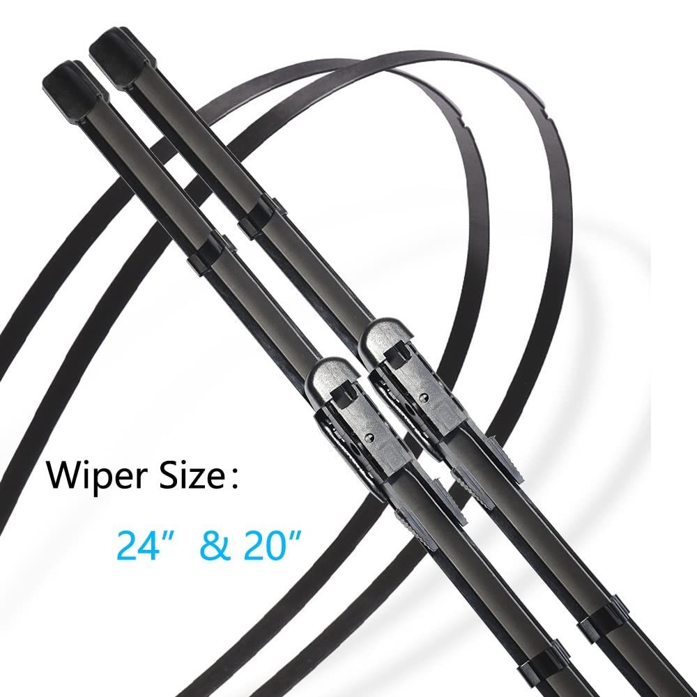 Auto Tergicristallo 24 "20" Accessori Auto Parabrezza Tergicristallo Lama Per Land Rover Per Freelander 2 LR2 2006 2007 2008 2009 2010 2011 2012 2013 2014
