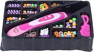 Trança de cabelo automática, máquina de trança de cabelo elétrica máquina de trança de cabelo faça você mesmo ferramentas de estilo de rolo de cabelo mágico para meninas dispositivo automático de trança de cabelo