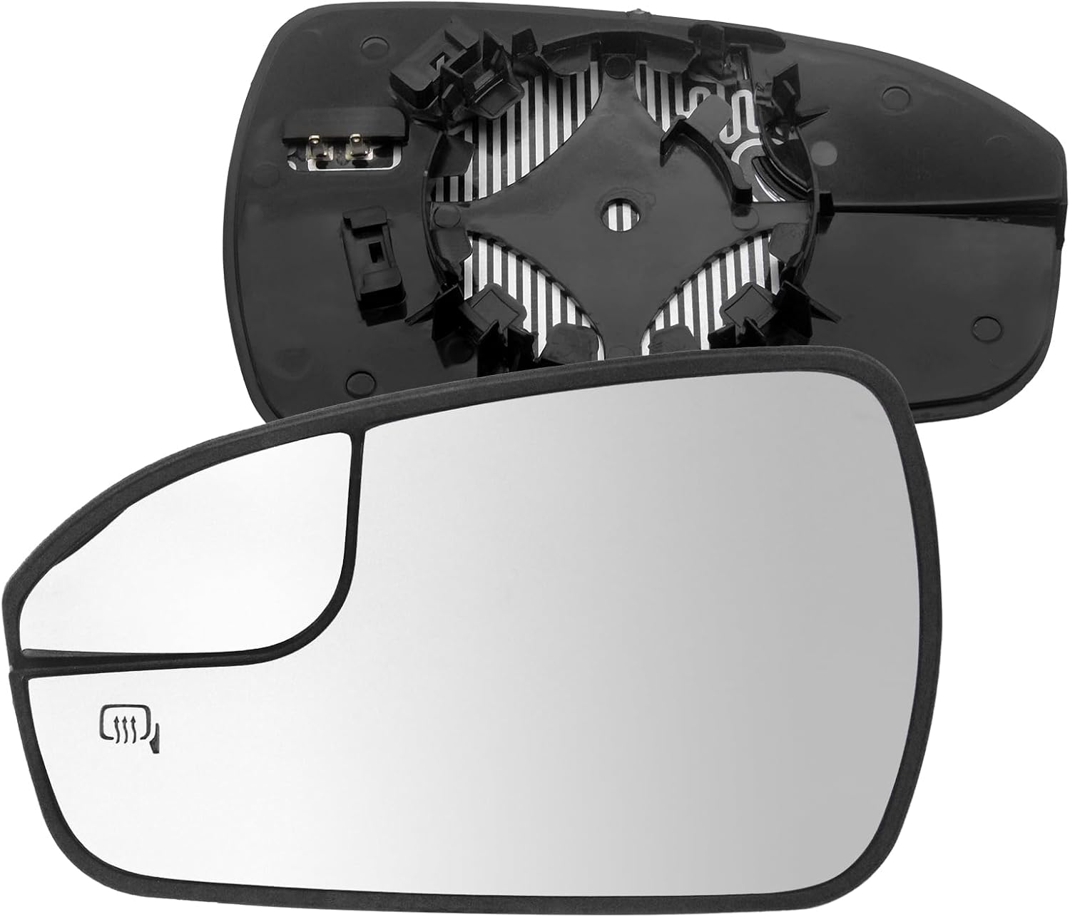 JINCHEN Driver Side Mirror Glass for Ford Fusion 2013-2020 Heated with Blind Spot Detection DS7Z17K707H DS7Z17K707A