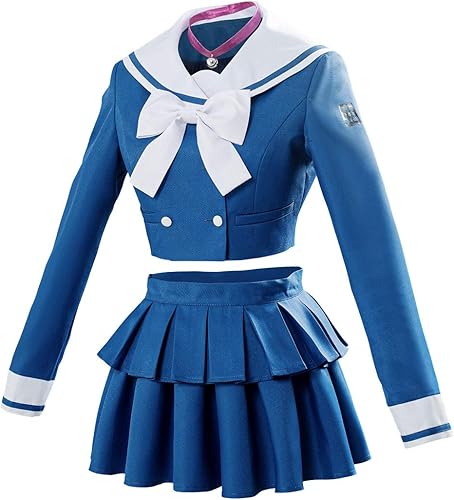 Miniatura 2 de Disfraz de cosplay de Harukawa Maki Killing Harmony para mujer, traje de uniforme escolar
