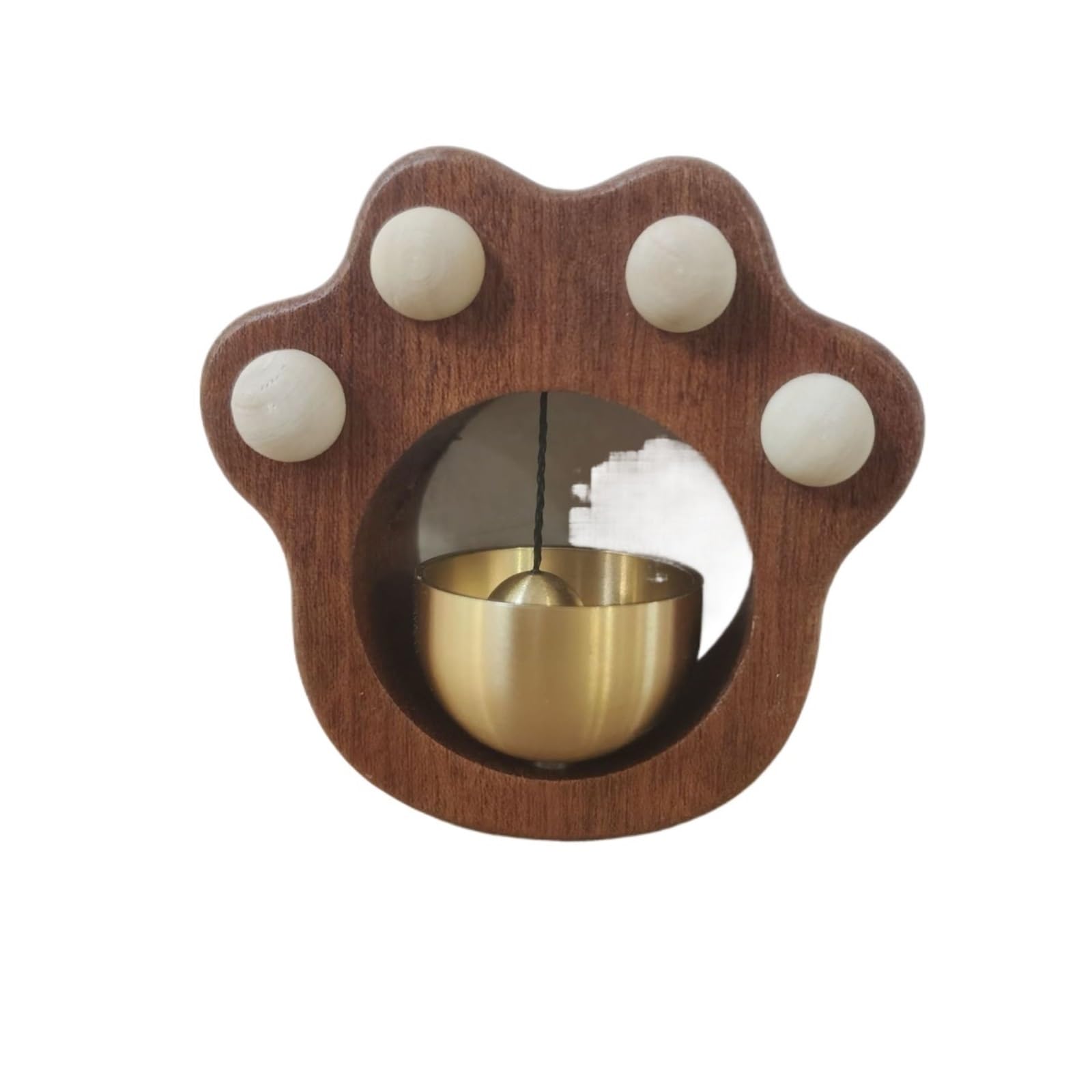 Ilumos Color 3 Vintage Copper Wood Doorbell Wind Chime - Elegant Walnut Windbell For Home, Car, And Desktop Decoration(Color 3)