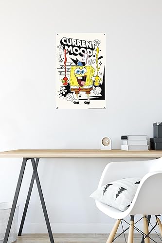 Miniatura 6 de Trends International Nickelodeon Bob Esponja - Póster de pared de humor actual, 14.72 x 22.37 pulgadas, paquete de póster premium y alfiler
