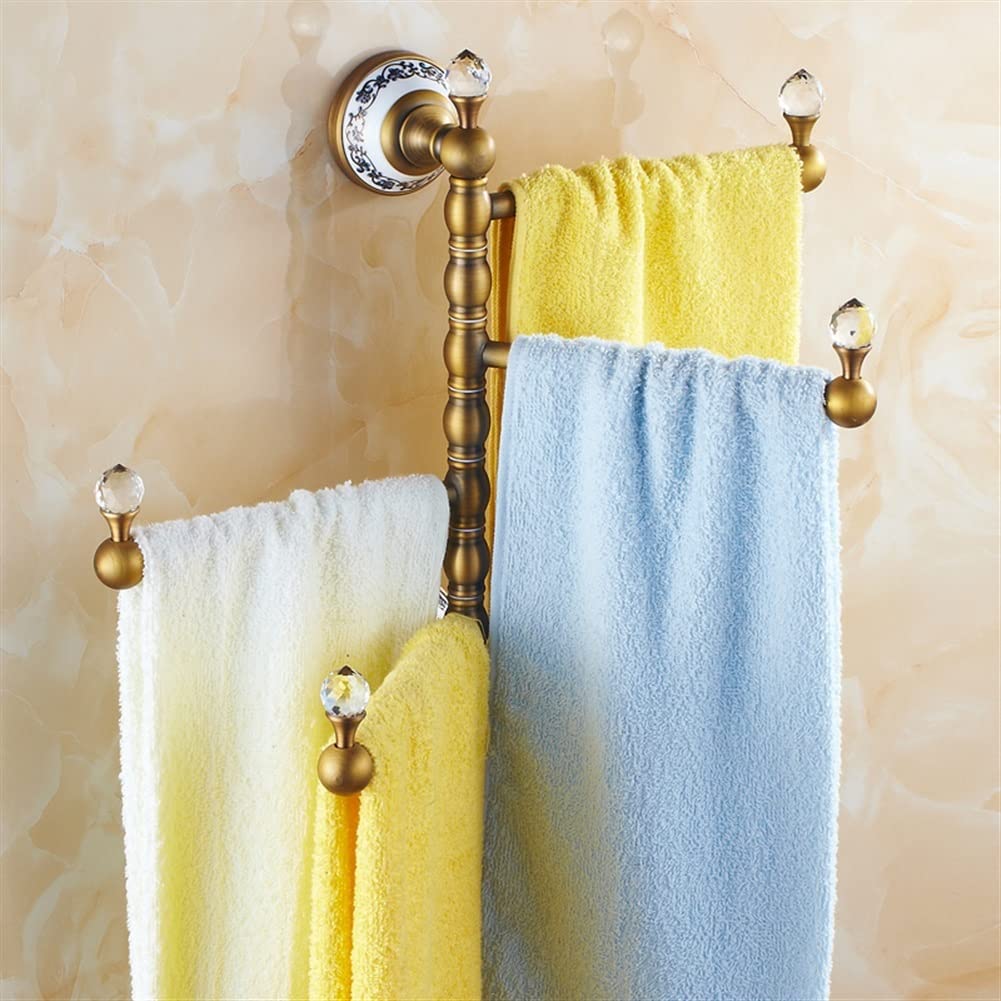 Amazon.co.jp: WMMIN タオルレール アンティーク オールコッパー