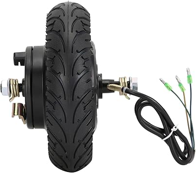 LIANGLIDE Hub Motor 36V 350W, 8in Brushless Wheel Hub Motor for Electric Scooter & Universal Fit, Front & Rear Wheel Drive
