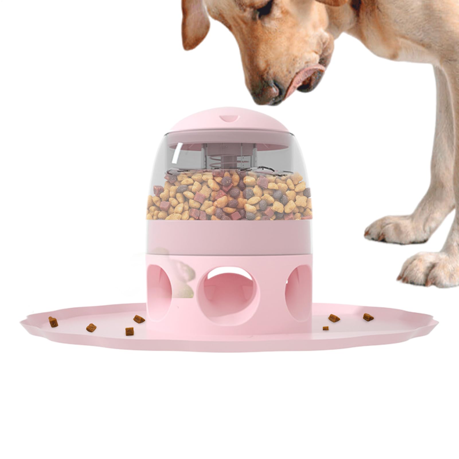 Genérico Dispensador de Premios para Perros | Interactivo de Alimentación | Lenta para Perros | Dispensador De Comida con Gran Capacidad para Alivio del Aburrimiento Estimulación Mental | El Abur