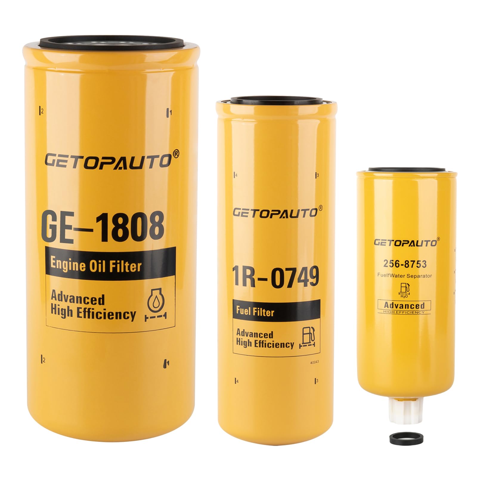 Amazon.com: GETOPAUTO 1R-1808 1R-0749 256-8753 Oil Fuel Water
