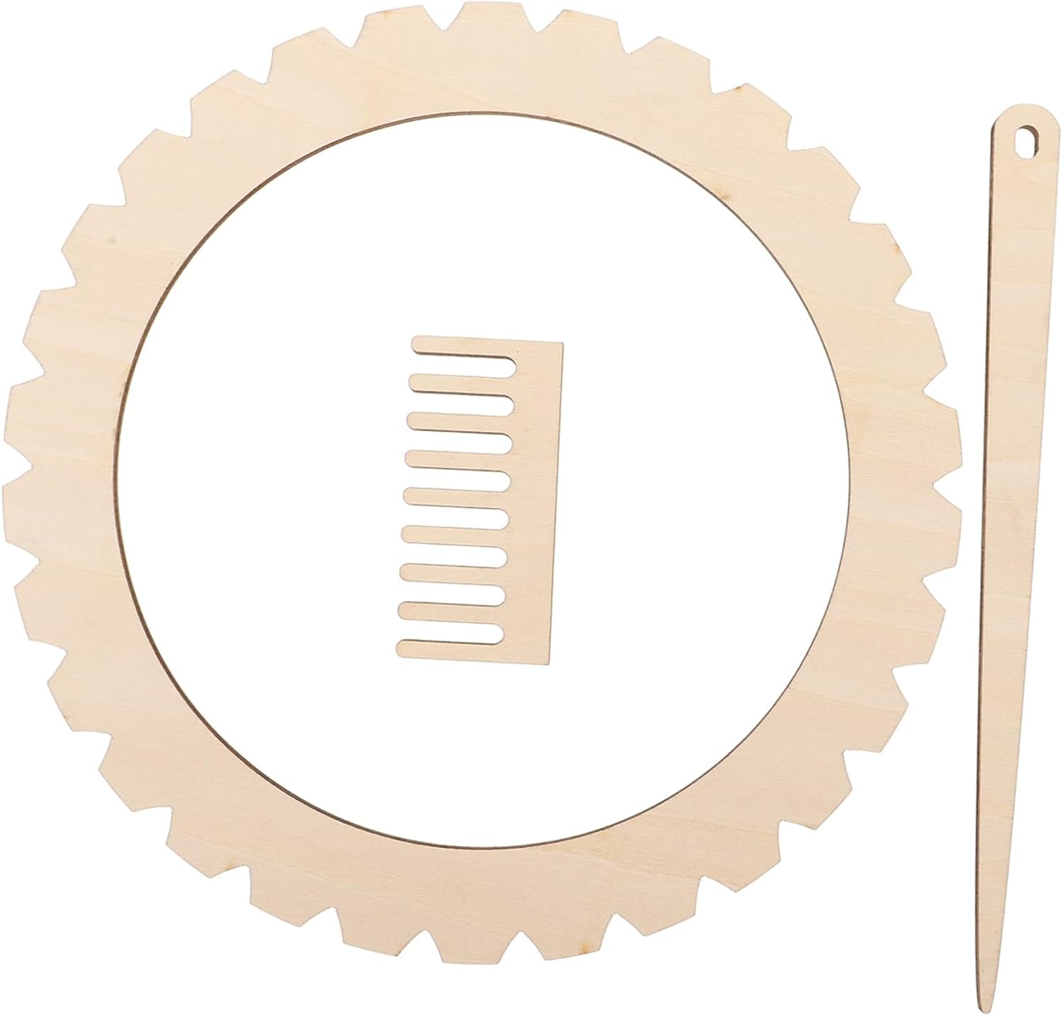 OSALADI 1set Handcraft Weaving Board Tool for Yarn Projects Compact Weaving Board for Easy Carrying and Storage for Beginners and Craft Enthusiasts