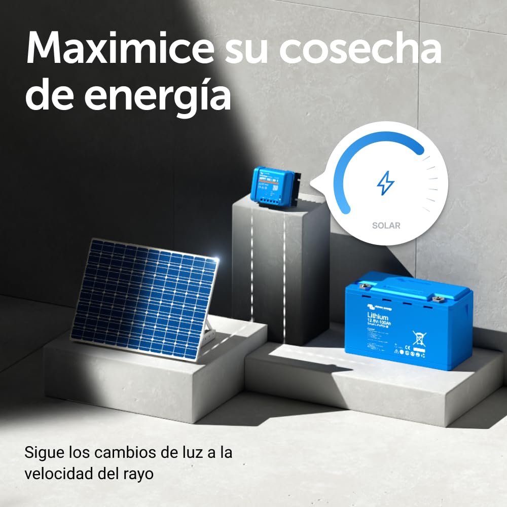 Victron Energy SmartSolar MPPT Controlador de Carga Solar 100V 20A 12/24/48V Bluetooth
