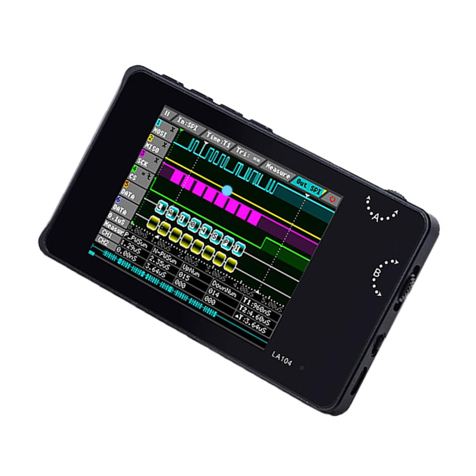 100Msa / s Frecuencia de muestreo Digital Analizador de Lógica Digital Analizador Portátil de Pantalla de 2.8 pulgadas Dispositivo de mano Bolsillo Analizador Lógico Portátil
