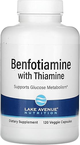 Lake Avenue Benfotiamina con Tiamina, 250 mg, 120 Cápsulas Vegetales, Nutrición