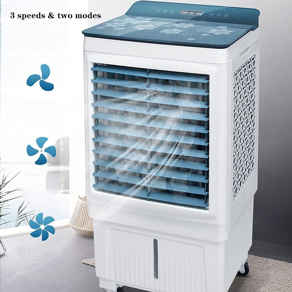 Air Cooler Commercial Air Conditioning Fan 3 Speeds Rapid Cooling Sturdy Body Humidification Purification Cooling Suitable for Factories Farms and Other Large Spaces. Size: 595×410×11 (460×360×1