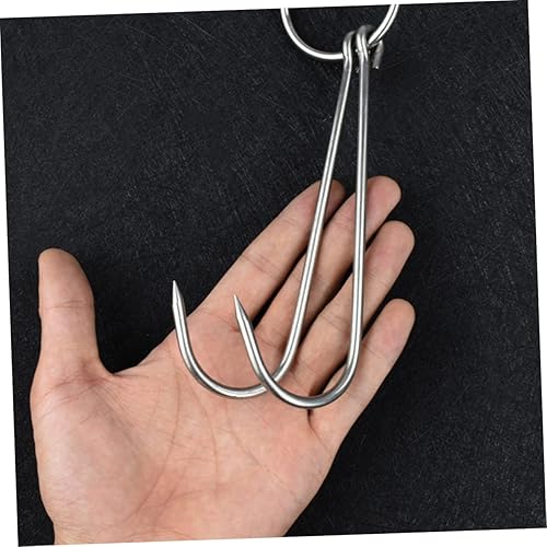 Miniatura 6 de Gancho de carne de acero inoxidable colgante de 5 piezas de panceta