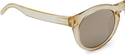 Miniatura 6 de Hugo Boss Gafas de sol (HG-1071-S 40GUE) Transparente Amarillo - Gris verde con lentes efecto espejo, Color amarillo transparente