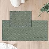 FRESHMINT Chenille Bathroom Rugs Set - 2 Piece 17
