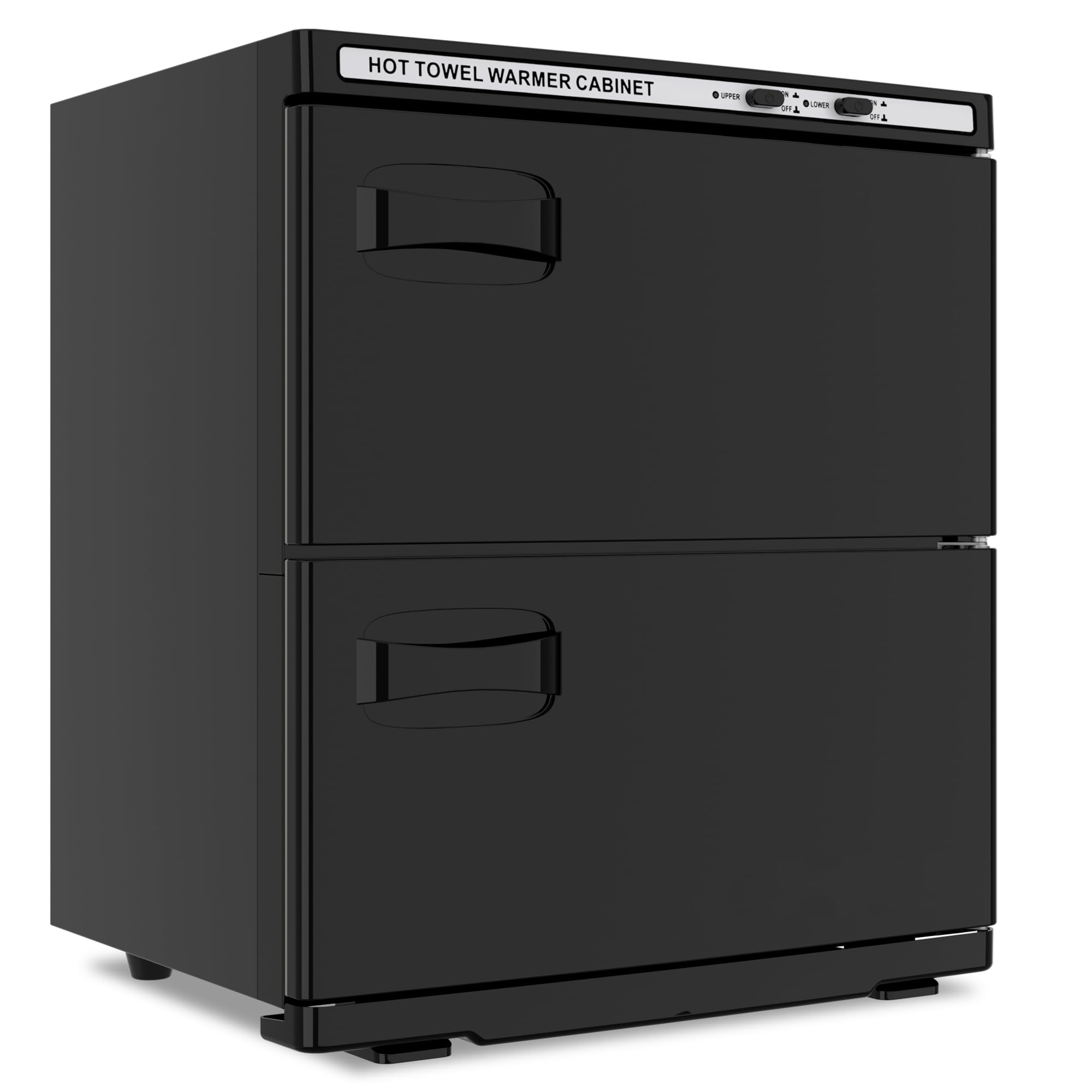 タオルウォーマー タオルスチーマー 32L タオル蒸し器 おしぼり蒸し器 ホットボックス 横開き タオル おしぼり 蒸しタオル 業務用 大型 (ブラック)