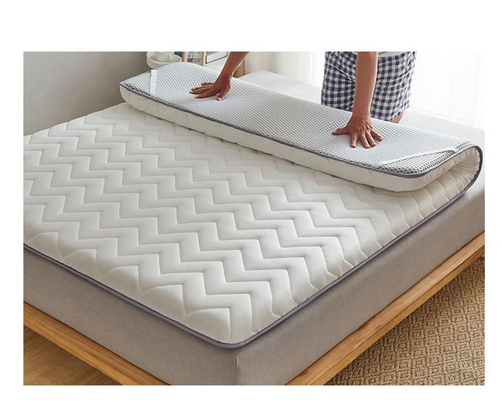 Materasso futon giapponese, materassino pieghevole per viaggi/Tatami/Campeggio/Pavimenti, materasso pieghevole portatile per dormitorio, materasso pieghevole, per pavimenti, letto per ospiti