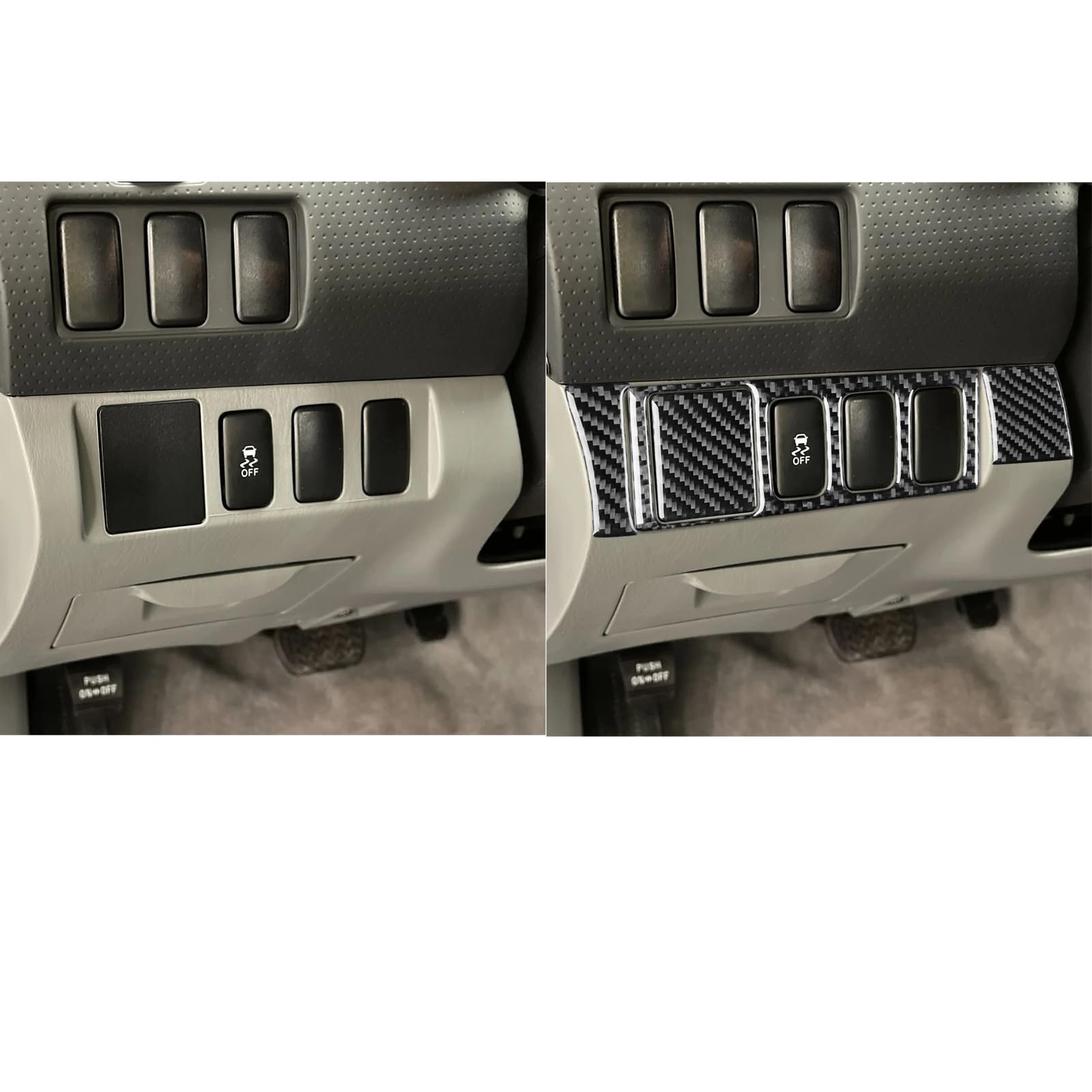 Amazon.com: NVCNX Real Premium Carbon Fiber for Toyota 2nd
