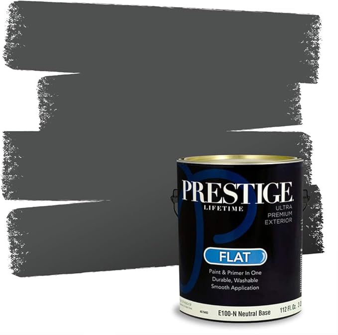 PRESTIGE Exterior Paint and Primer in One, Chalkboard, Flat