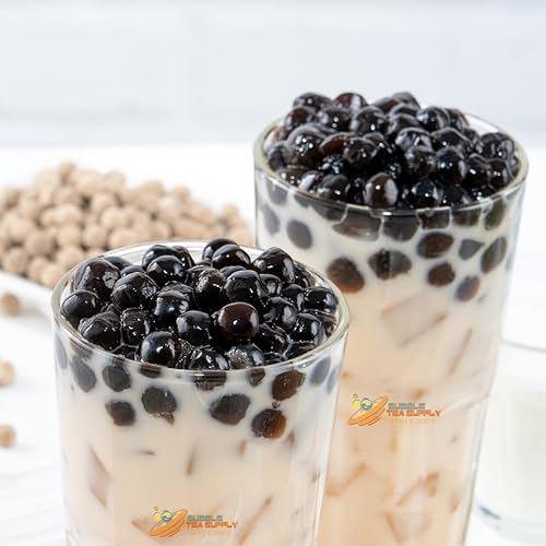 Miniatura 6 de BUBBLE TEA SUPPLY 40-45 bebidas de Boba Powder Variedad para tapioca perlas de frutas leche y té bebidas instantáneas con sabor boba de azúcar