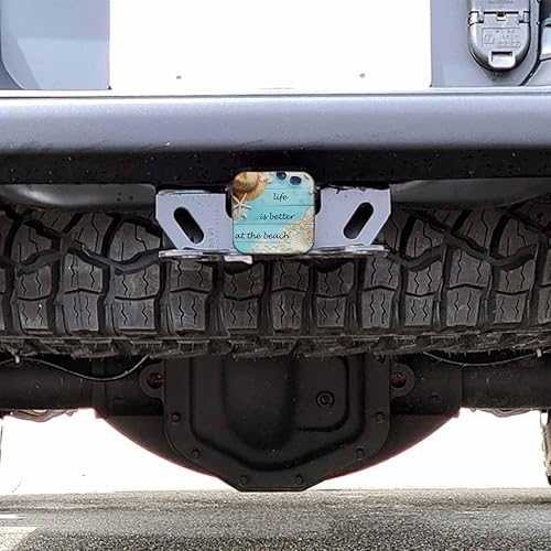 Vista 34 de Cubierta de enganche de remolque de 2 pulgadas, águila calva, grunge, águila calva americana, bandera de Estados Unidos, cubierta de goma