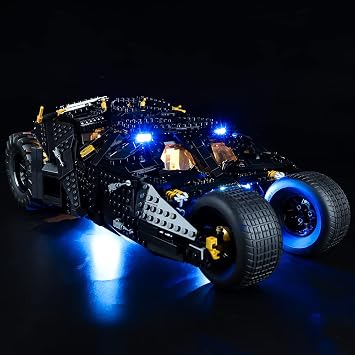 Kyglaring LED Lighting Kit Only - Lights Set Designed for Lego DC Batman Batmobile Tumbler 76240 Building Model Kit - Without Lego Set Classic Version